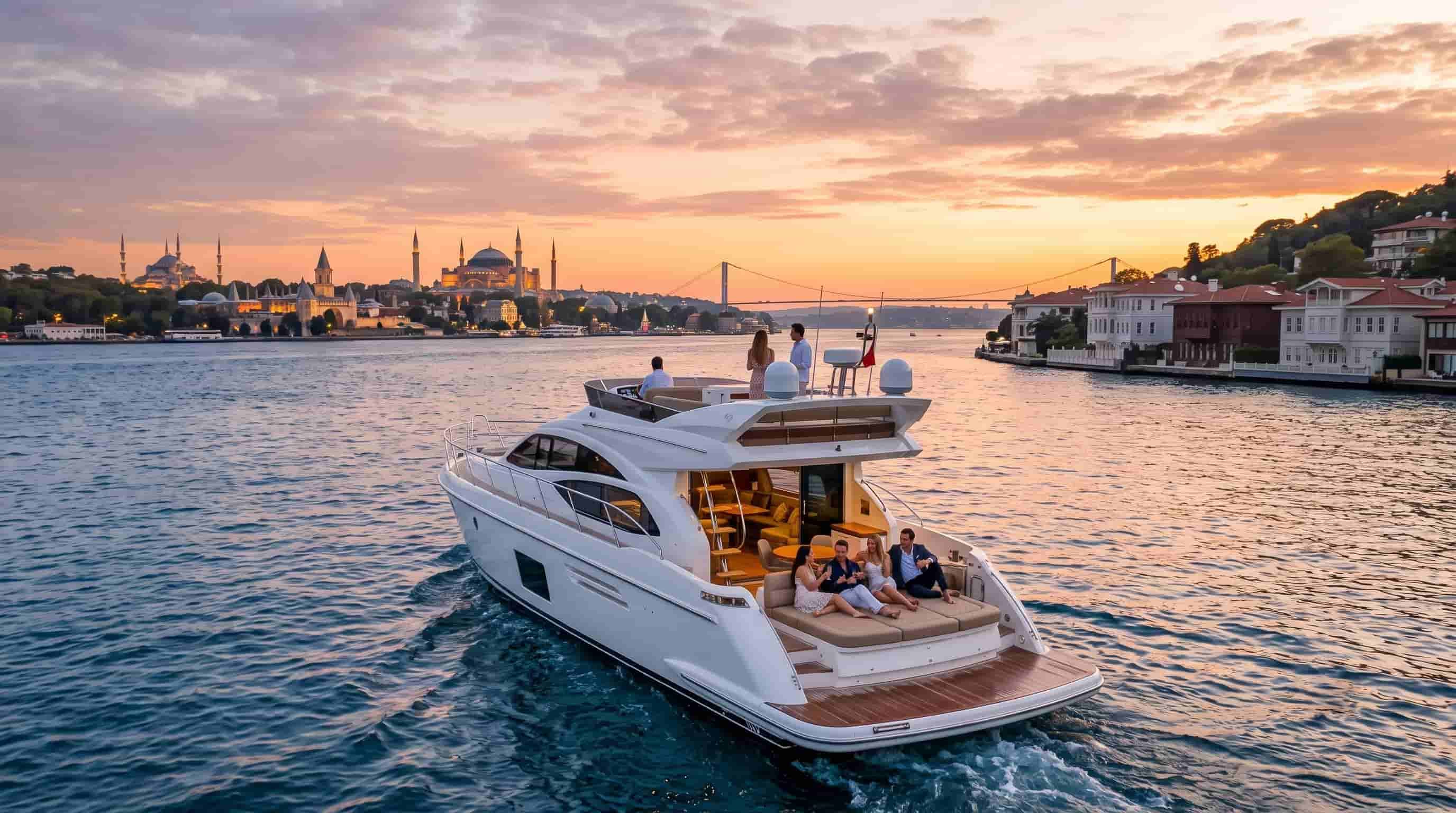Özel Yat ile İstanbul Boğaz Turu 1-10 Kişilik